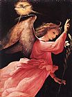 Angel Annunciating by Lorenzo Lotto